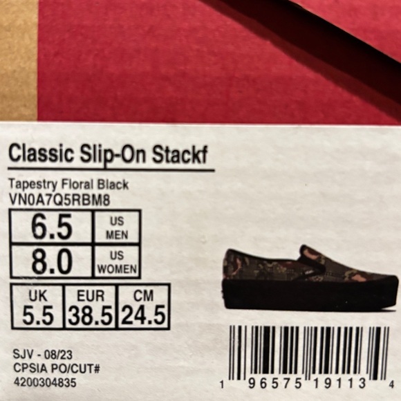 Vans Classic Slip-On Stackform Shoes VN0A7Q5RBM8 - Picture 7 of 7